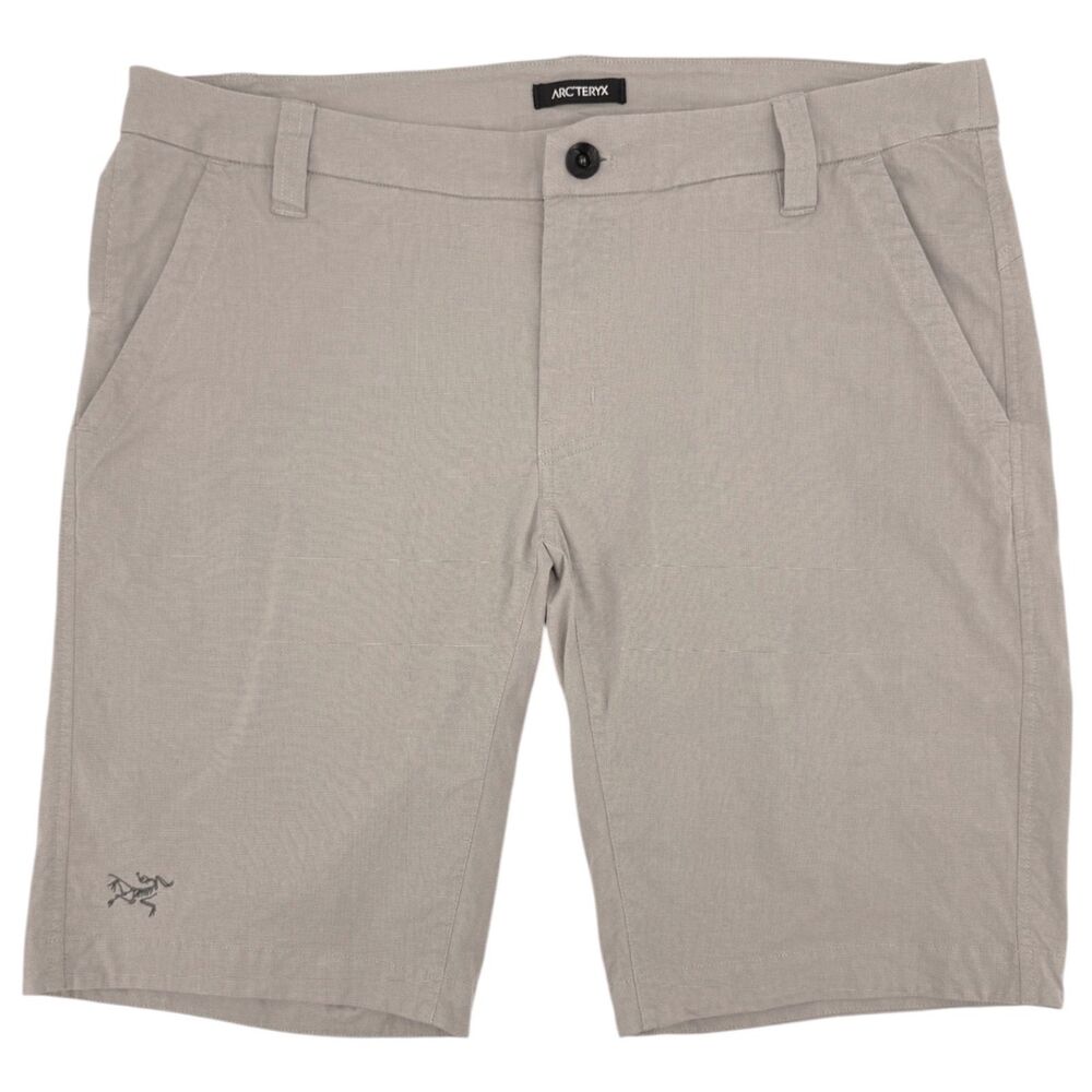 Arc'teryx Men's Trim Fit Lightweight Shorts 11" Beige Waist 36
